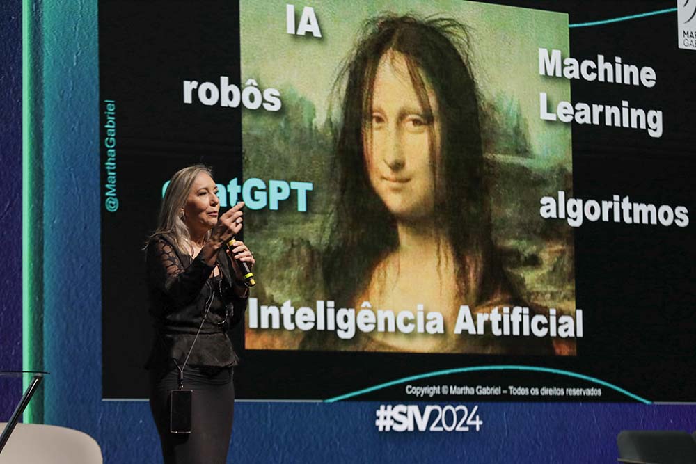 Martha Gabriel falou sobre inteligência artificial - Foto Jean Pavão 