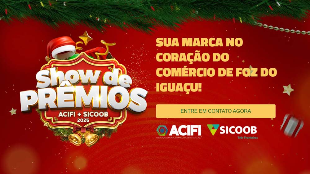 Últimos dias para fazer parte do Show de Prêmios ACIFI + SICOOB 2025