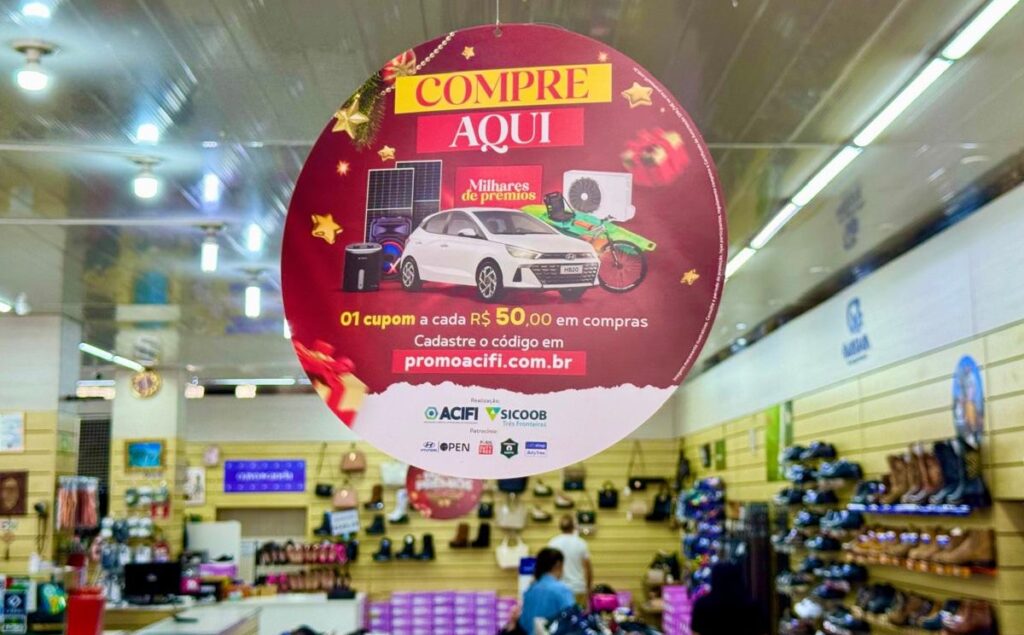 Comércio projeta alta com campanha de prêmios, promoções e horário especial em dezembro